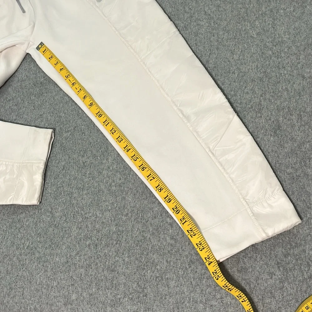 Womens Nike White Tech Fleece Splatter Sweatpants Medium Active Athleisure